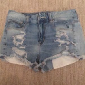 Distressed shorts